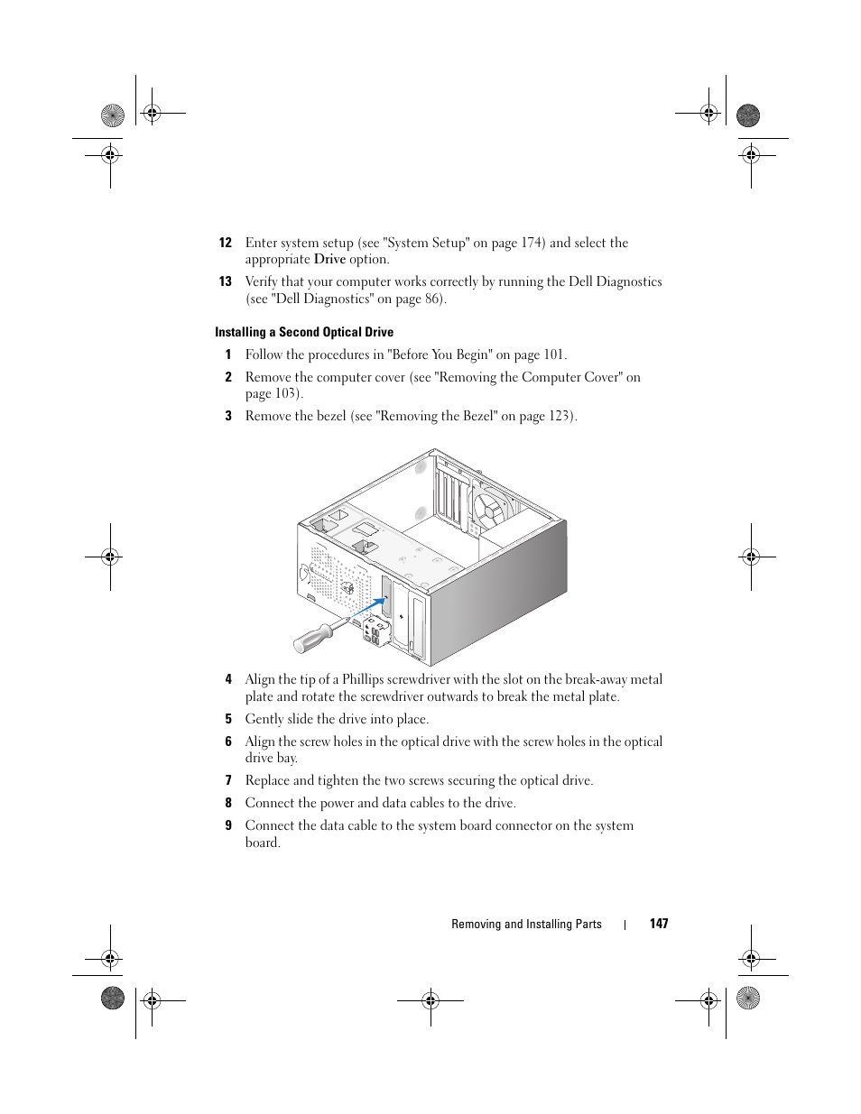 Dell Vostro 200 (Mid 2007) User Manual | Page 147 / 214