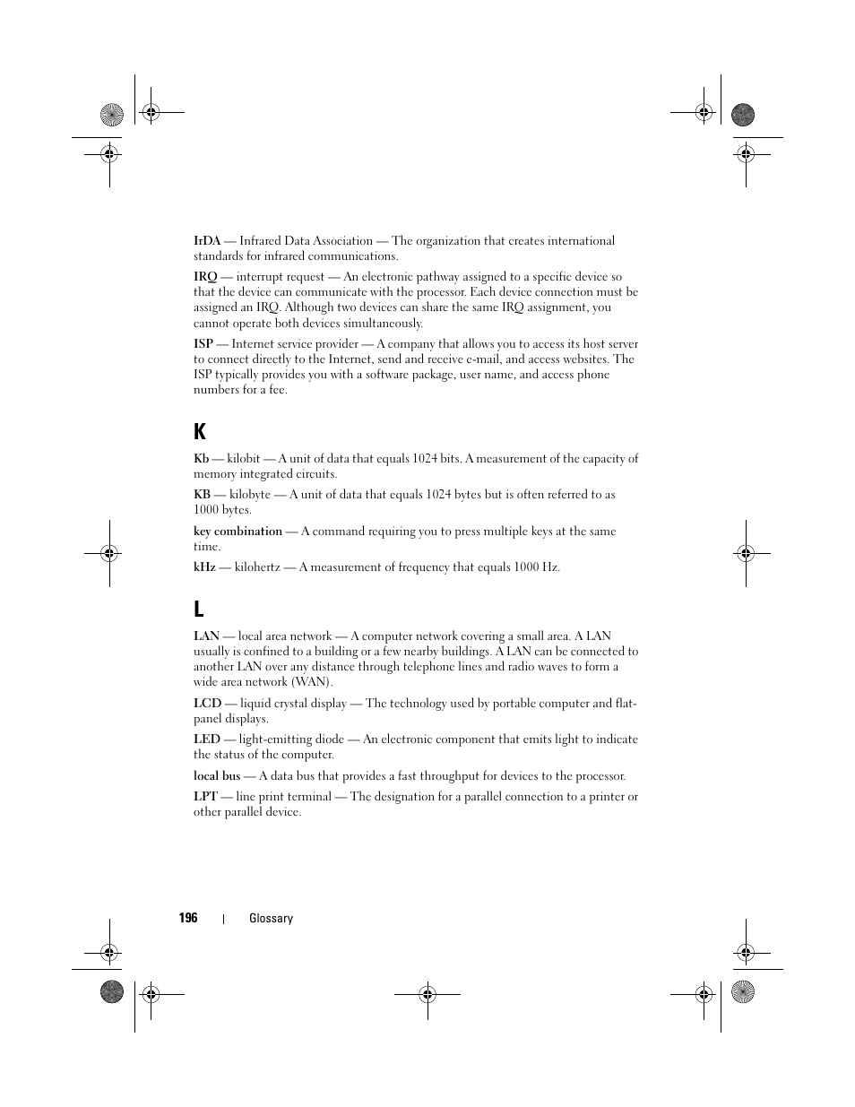 Dell Vostro 200 (Mid 2007) User Manual | Page 196 / 214