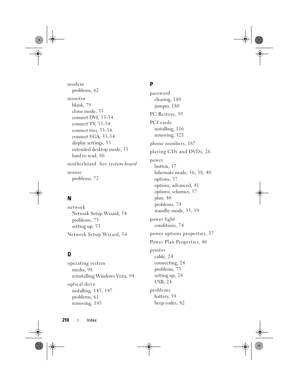 Dell Vostro 200 (Mid 2007) User Manual | Page 210 / 214