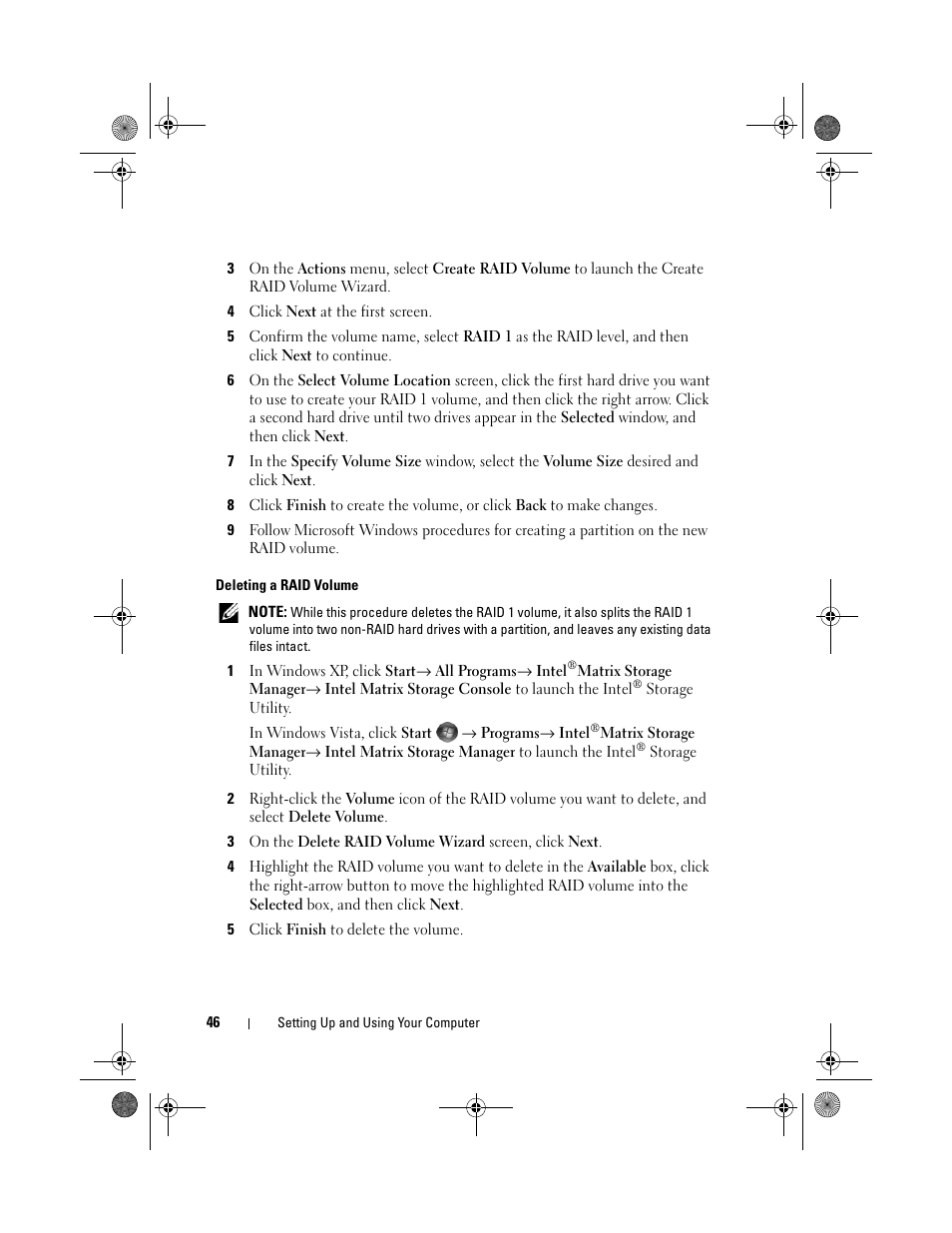 Dell Vostro 200 (Mid 2007) User Manual | Page 46 / 214