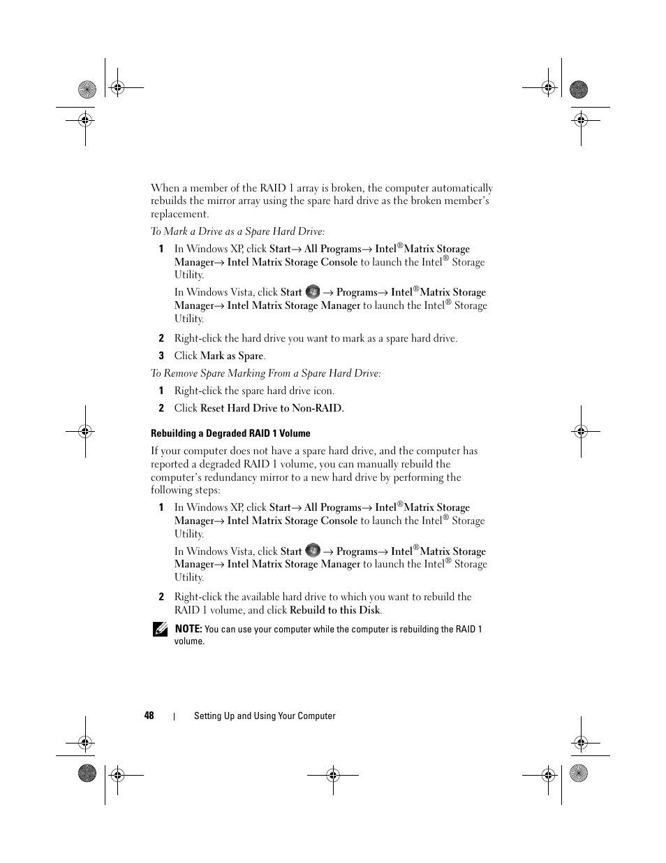 Dell Vostro 200 (Mid 2007) User Manual | Page 48 / 214