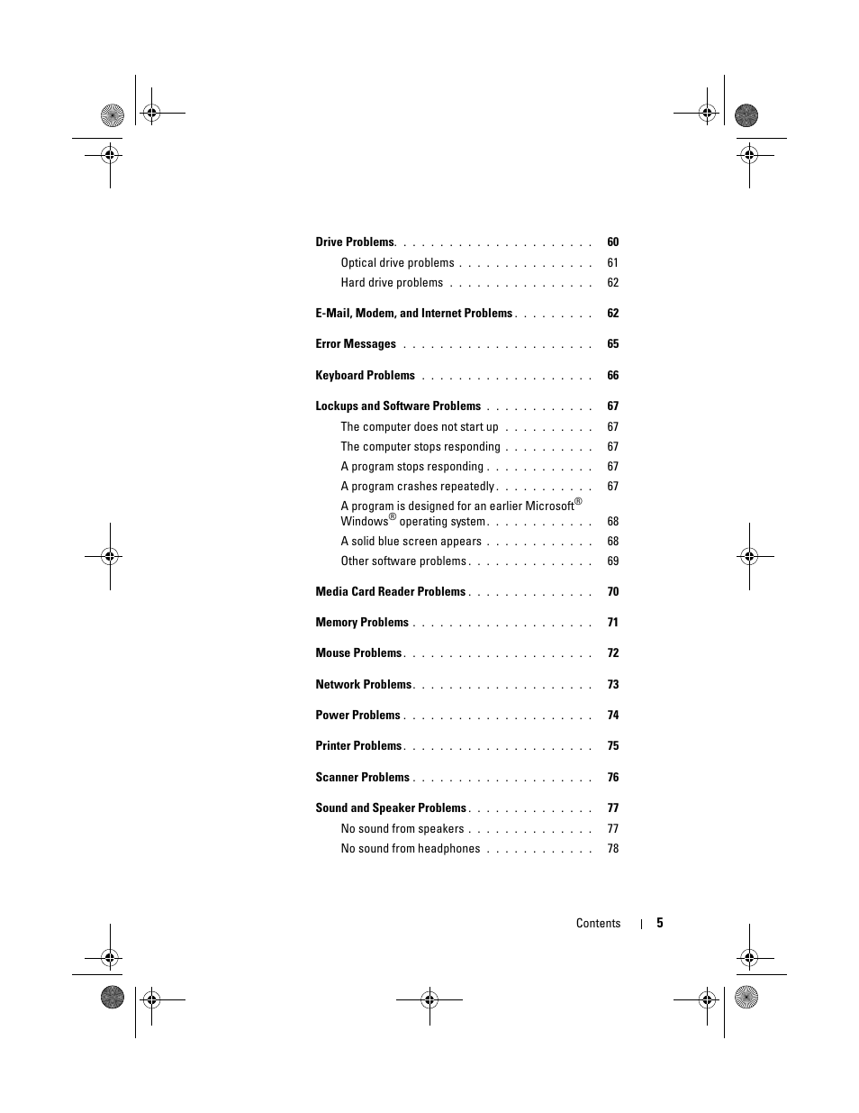 Dell Vostro 200 (Mid 2007) User Manual | Page 5 / 214