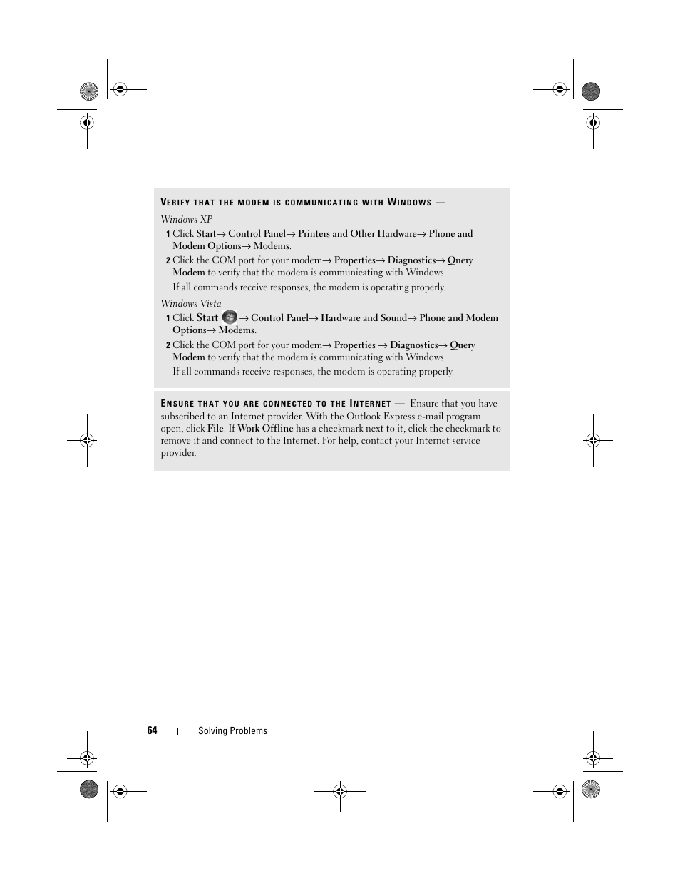 Dell Vostro 200 (Mid 2007) User Manual | Page 64 / 214