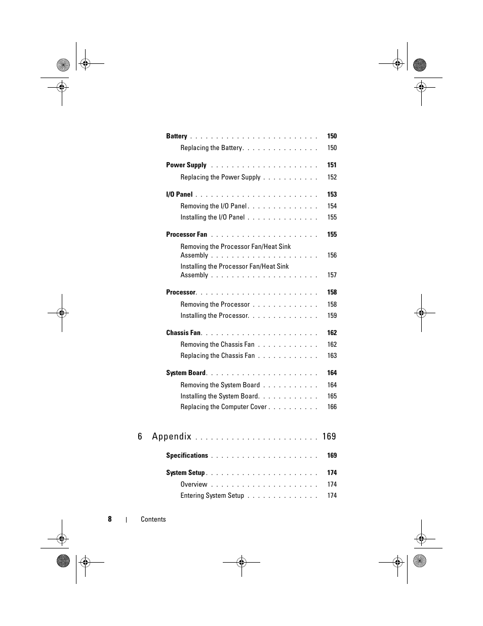 6appendix | Dell Vostro 200 (Mid 2007) User Manual | Page 8 / 214