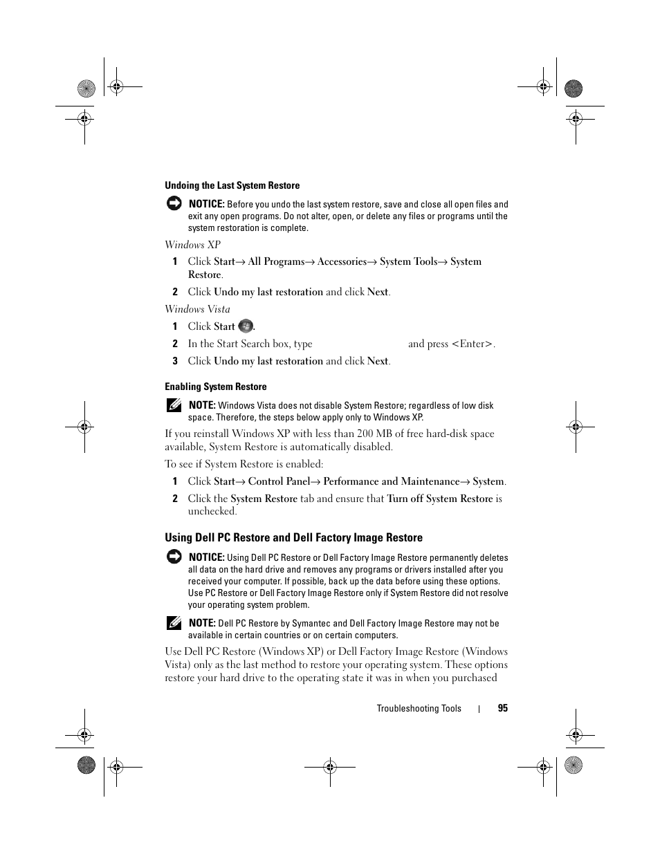 Dell Vostro 200 (Mid 2007) User Manual | Page 95 / 214