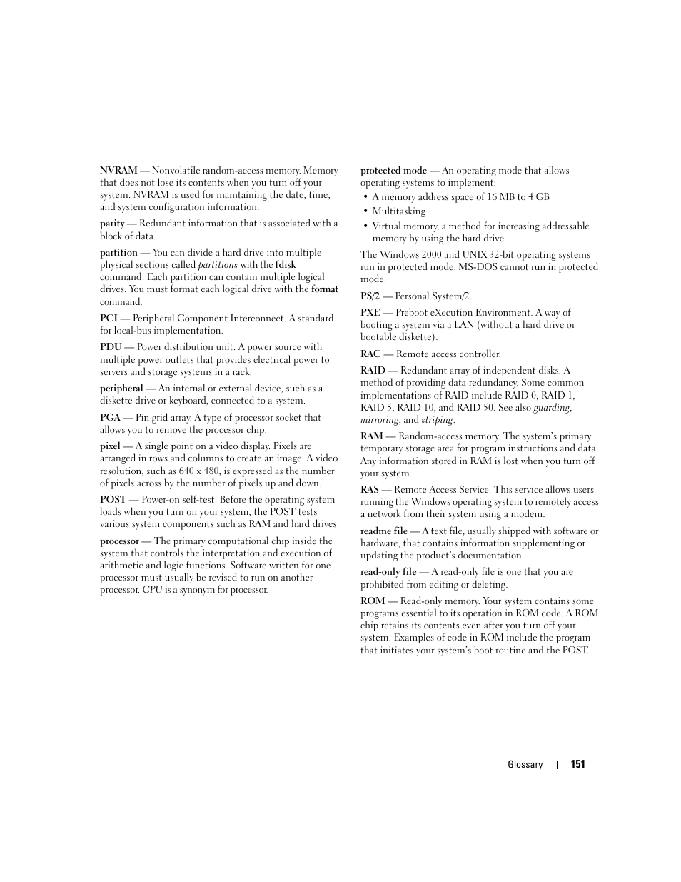 Dell POWEREDGE 840 User Manual | Page 151 / 158
