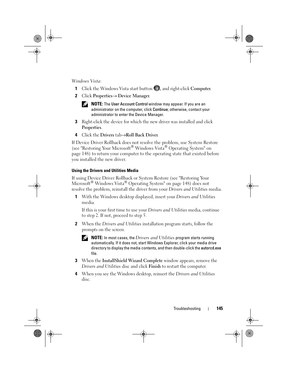 Dell Vostro 1000 (Mid 2007) User Manual | Page 145 / 210