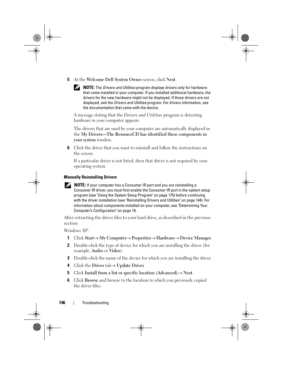 Dell Vostro 1000 (Mid 2007) User Manual | Page 146 / 210