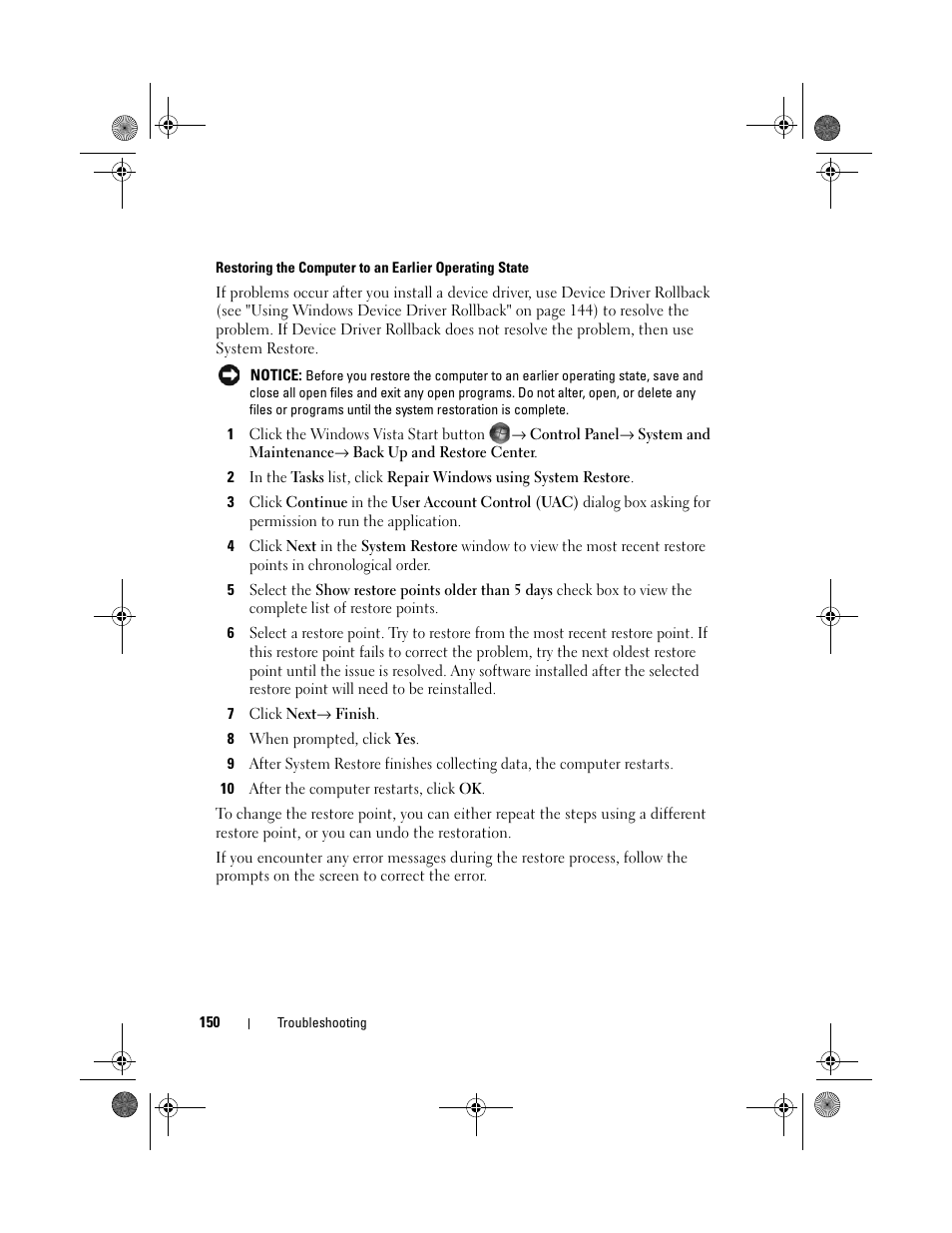 Dell Vostro 1000 (Mid 2007) User Manual | Page 150 / 210