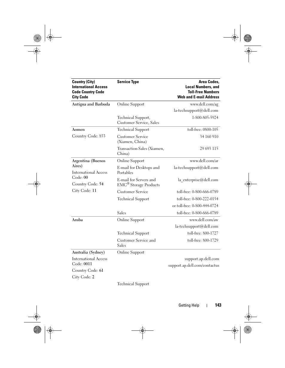 Dell PowerEdge T105 User Manual | Page 143 / 190