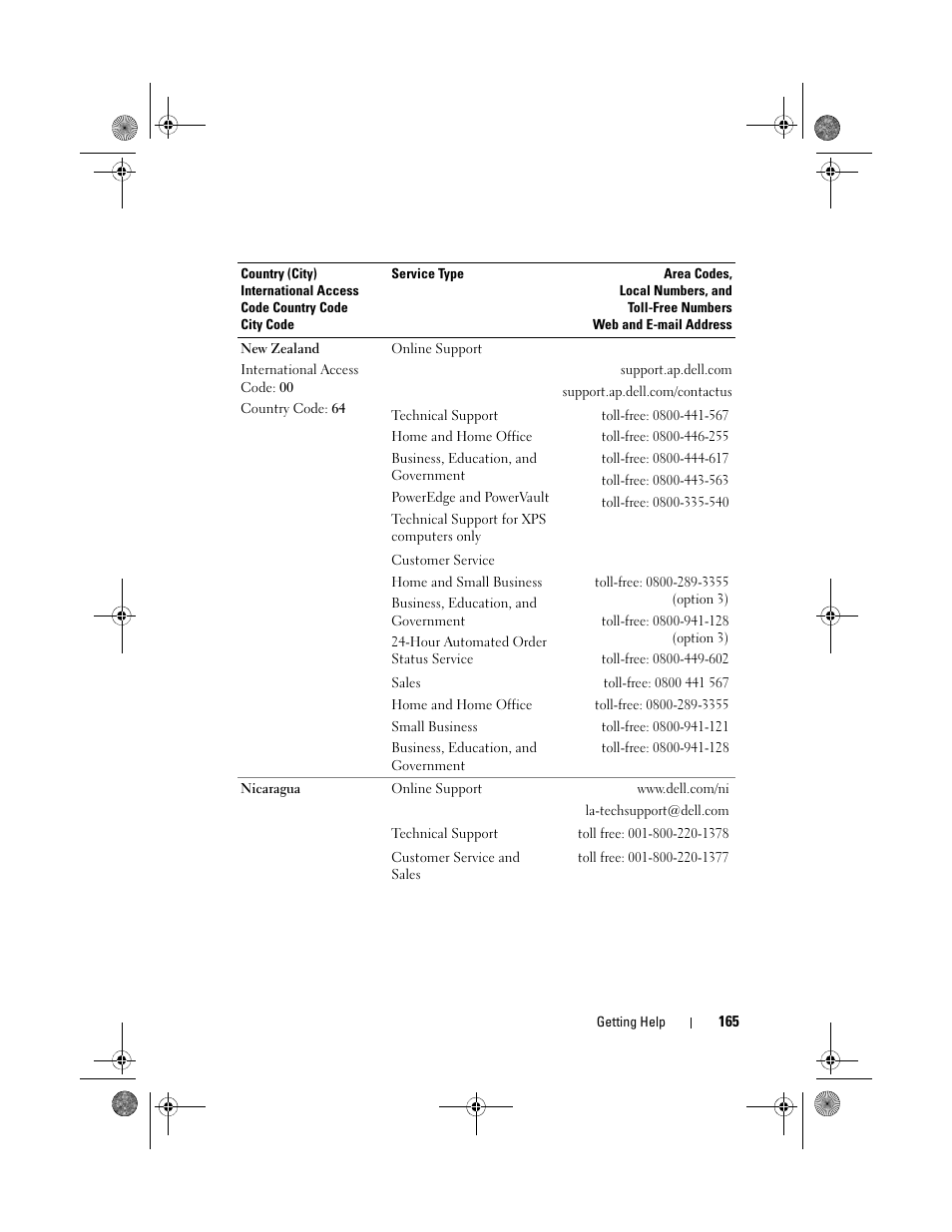 Dell PowerEdge T105 User Manual | Page 165 / 190