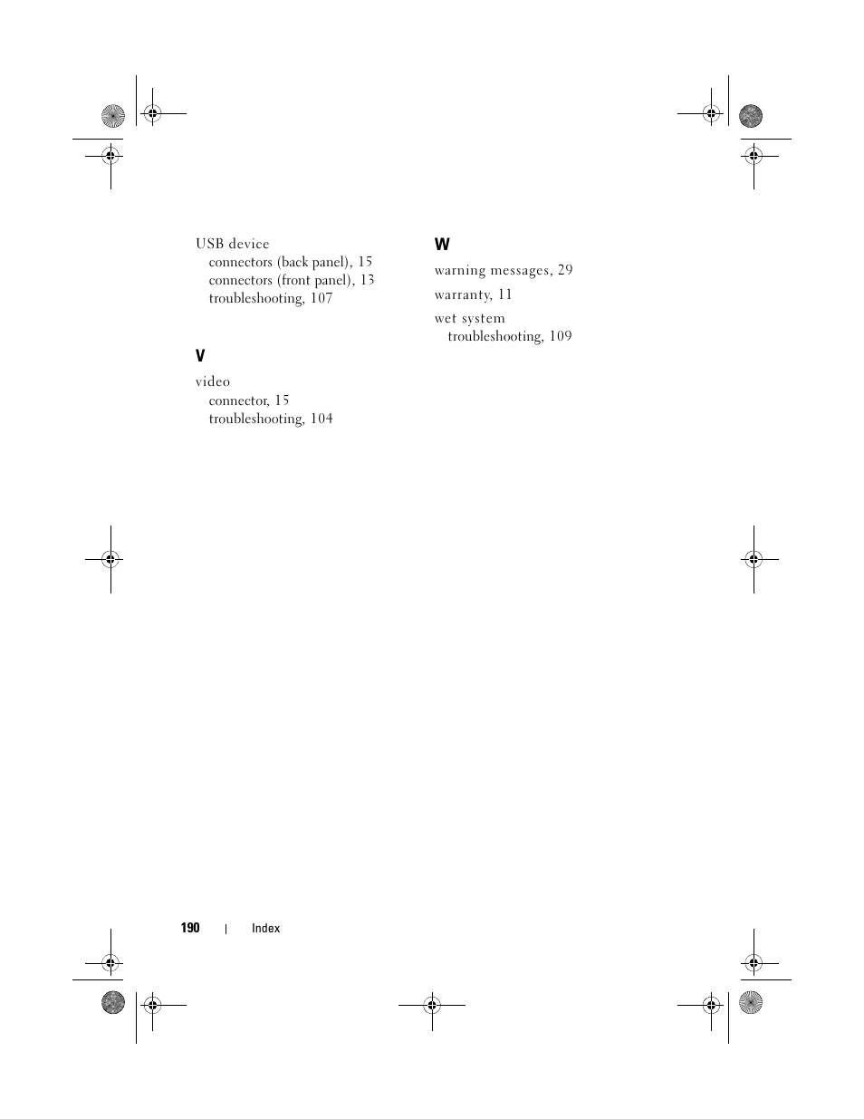 Dell PowerEdge T105 User Manual | Page 190 / 190