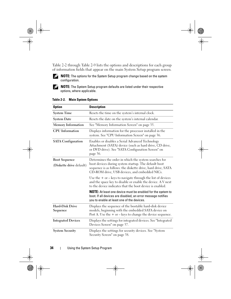 Dell PowerEdge T105 User Manual | Page 34 / 190