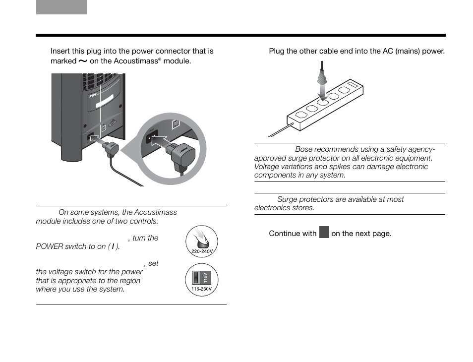 Bose 3.2.1 Series III User Manual | Page 33 / 108