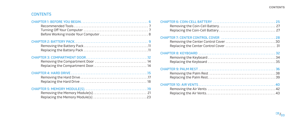 Dell Alienware M15x (Early 2011) User Manual | Page 3 / 118