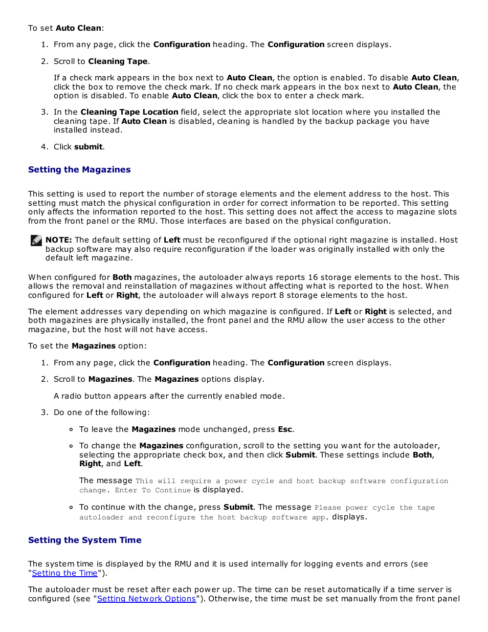 Dell PowerVault 124T User Manual | Page 22 / 73