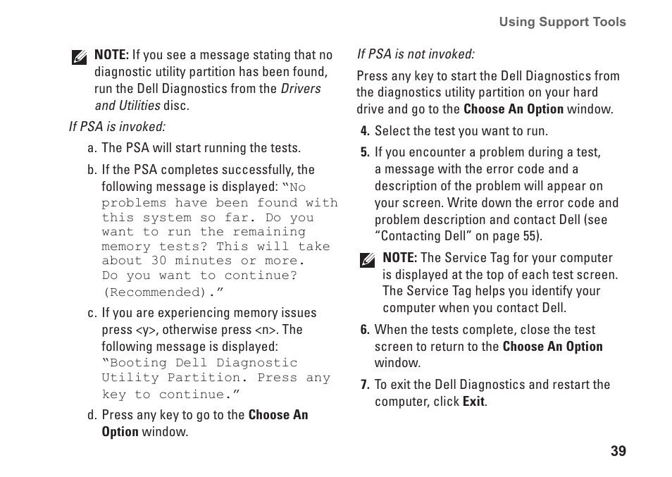 Dell Inspiron 580 (Late 2009) User Manual | Page 41 / 70