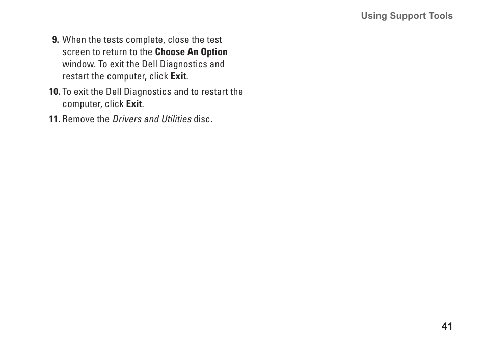 Dell Inspiron 580 (Late 2009) User Manual | Page 43 / 70