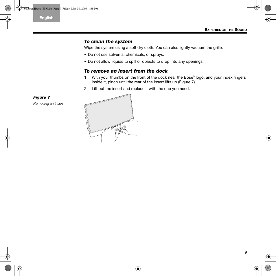 Bose SoundDock User Manual | Page 9 / 12