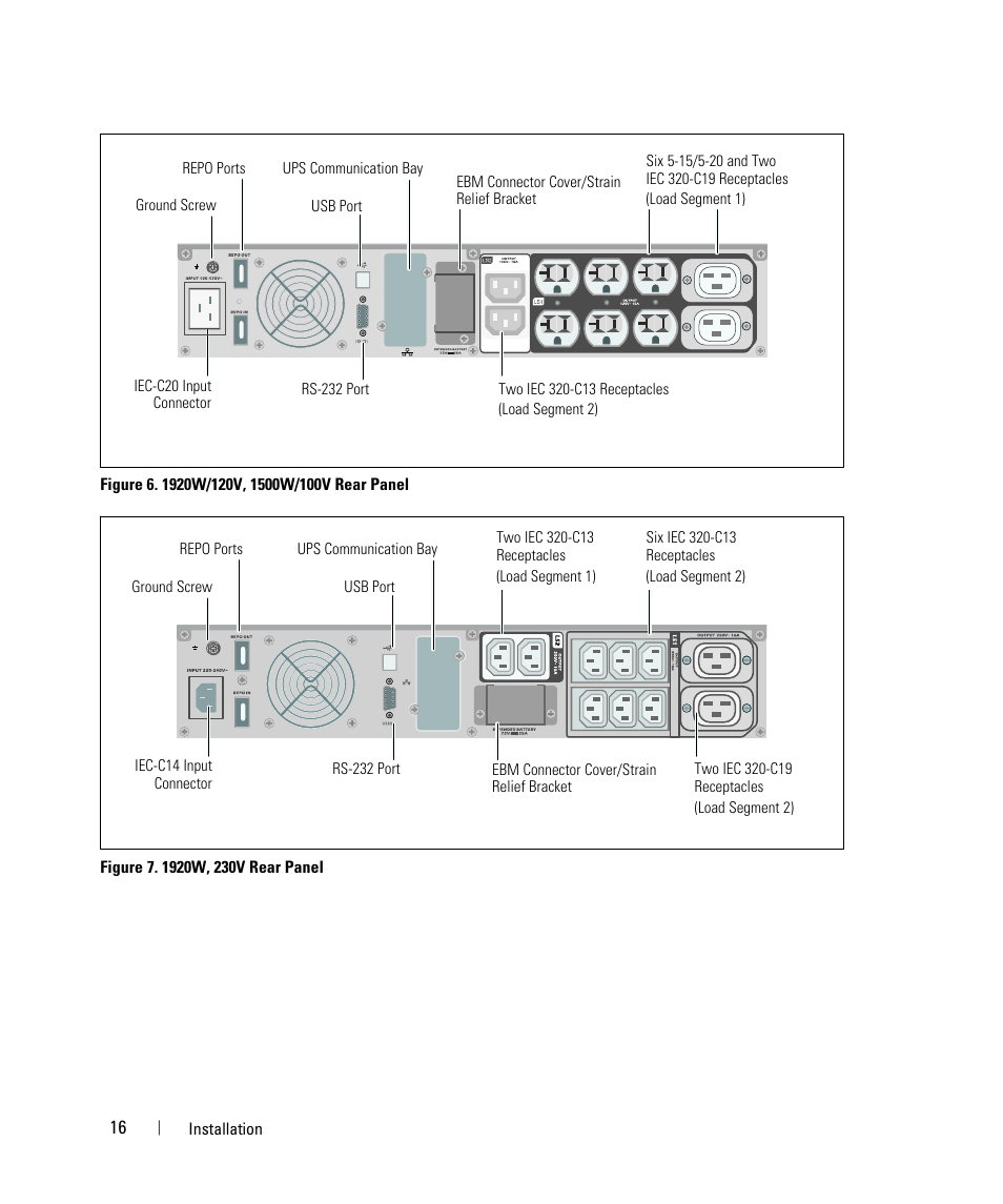 Dell UPS 1920R User Manual | Page 16 / 73