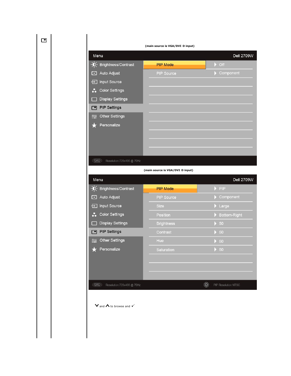 Dell 2709W Monitor User Manual | Page 25 / 39