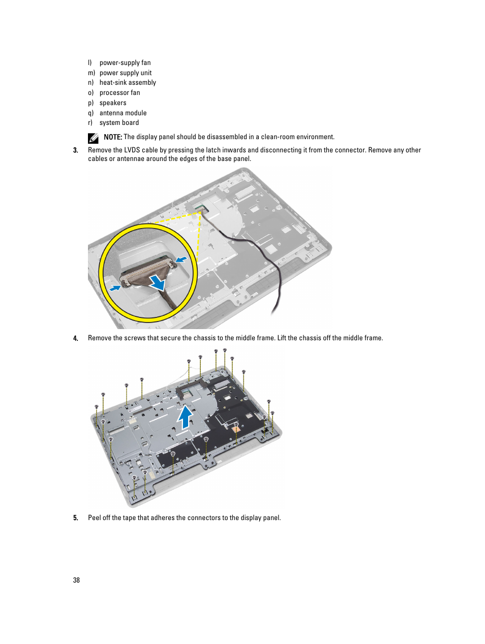 Dell OptiPlex 9010 All In One (Mid 2012) User Manual | Page 38 / 79