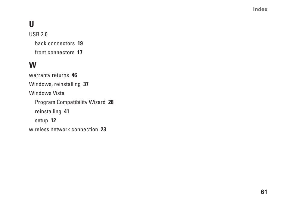 Dell Inspiron 546s (Early 2009) User Manual | Page 63 / 66