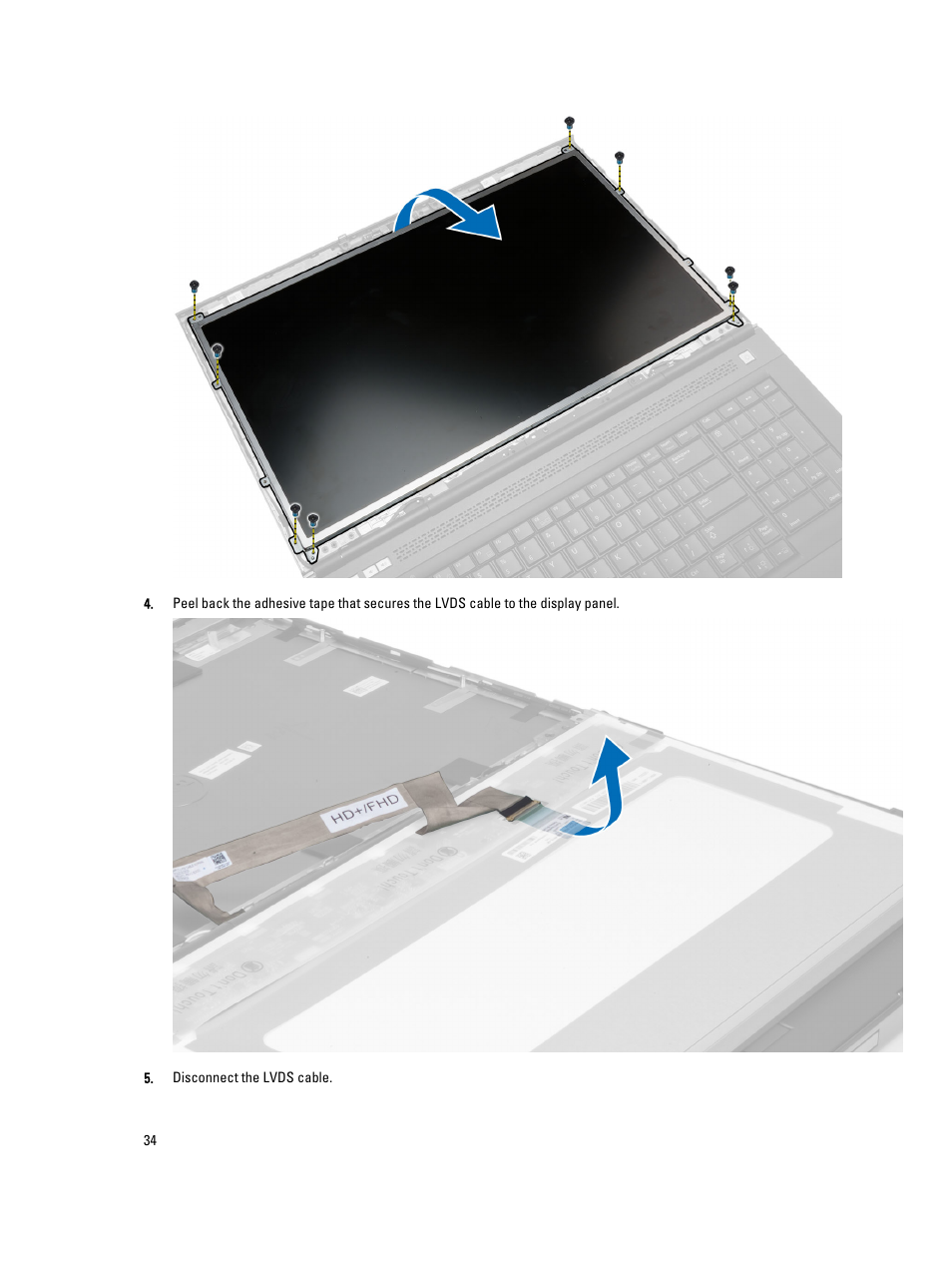 Dell Precision M6800 (Late 2013) User Manual | Page 34 / 83