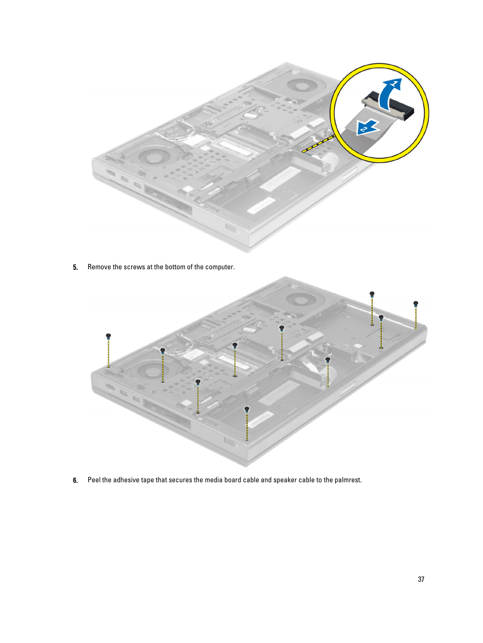 Dell Precision M6800 (Late 2013) User Manual | Page 37 / 83