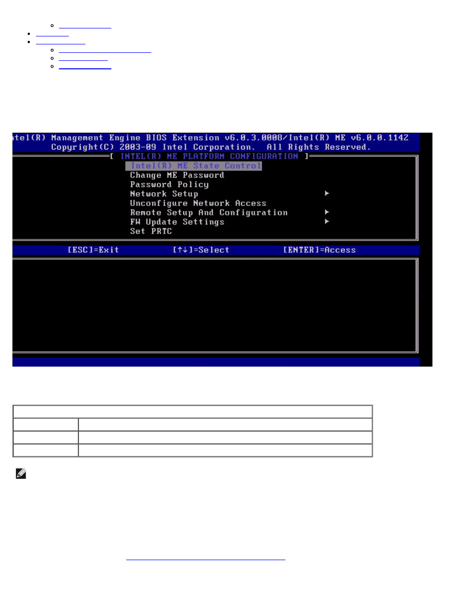 Intel me state control, Change intel me password | Dell Precision M4500 (Early 2010) User Manual | Page 11 / 101