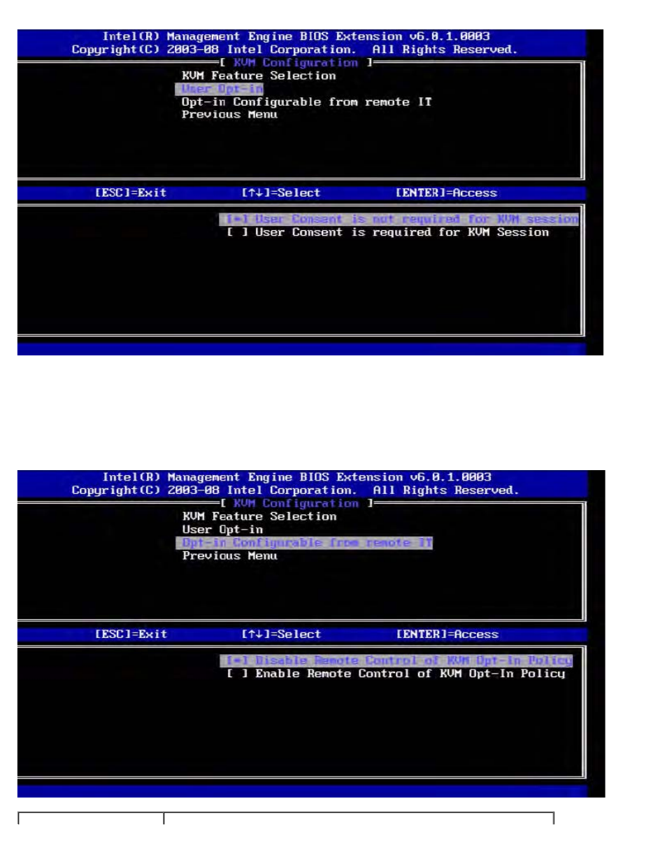 Opt-in configurable from remote it | Dell Precision M4500 (Early 2010) User Manual | Page 58 / 101