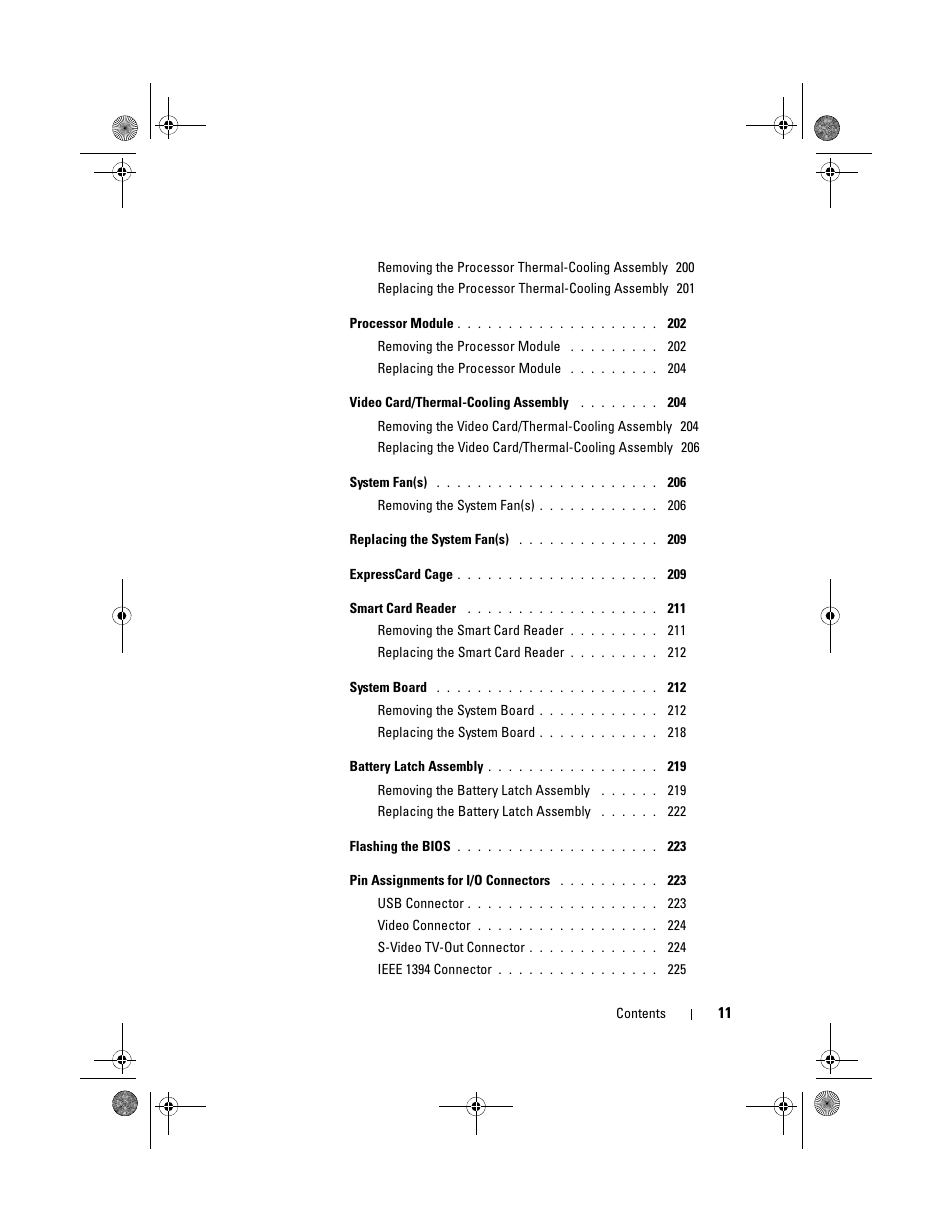 Dell Precision M6300 (Late 2007) User Manual | Page 11 / 268