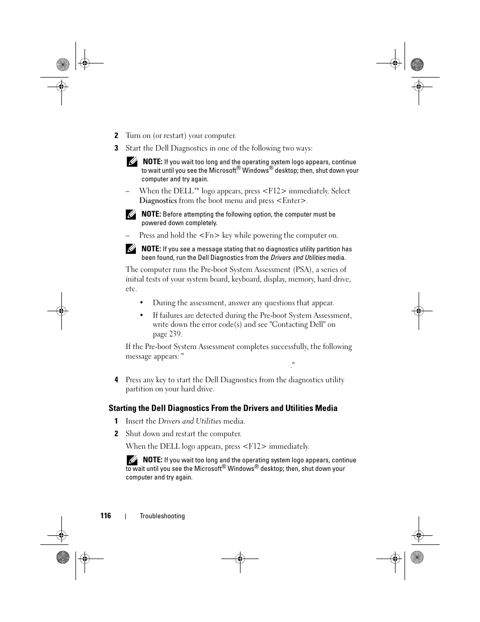 Dell Precision M6300 (Late 2007) User Manual | Page 116 / 268