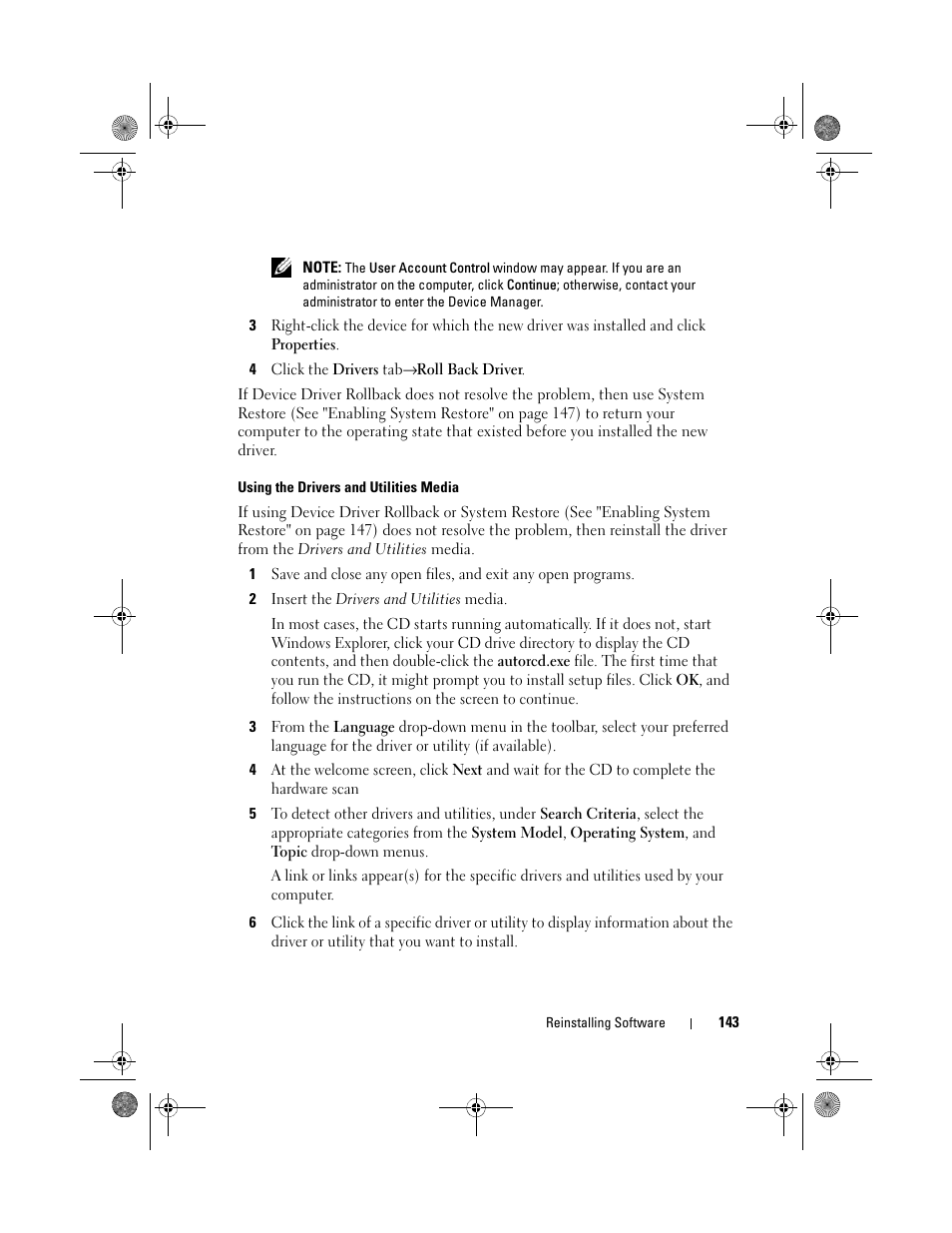 Dell Precision M6300 (Late 2007) User Manual | Page 143 / 268