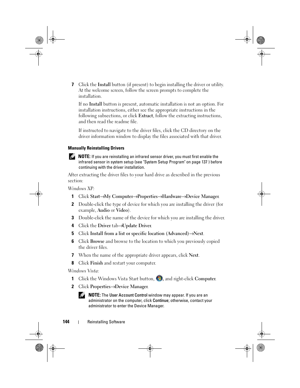 Dell Precision M6300 (Late 2007) User Manual | Page 144 / 268