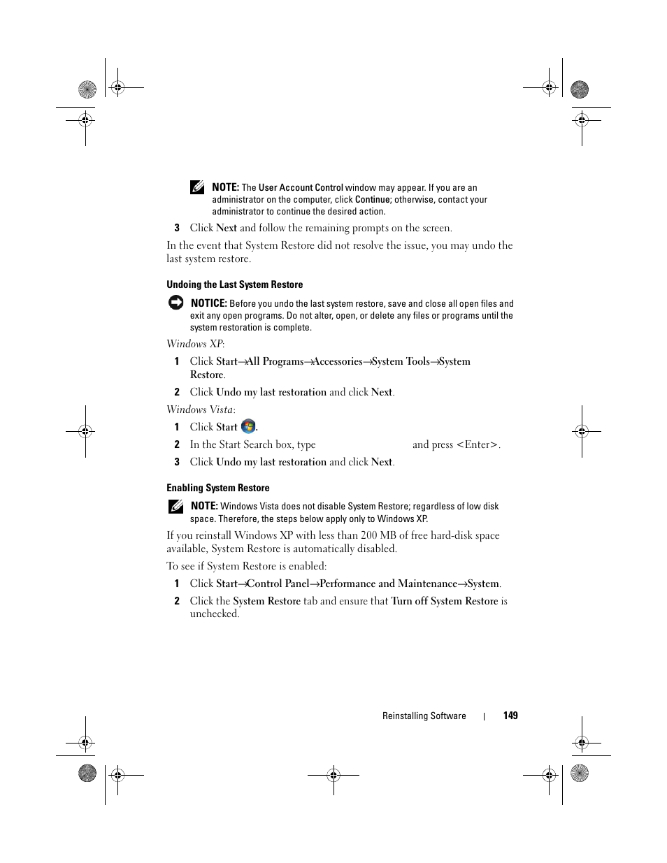 Dell Precision M6300 (Late 2007) User Manual | Page 149 / 268