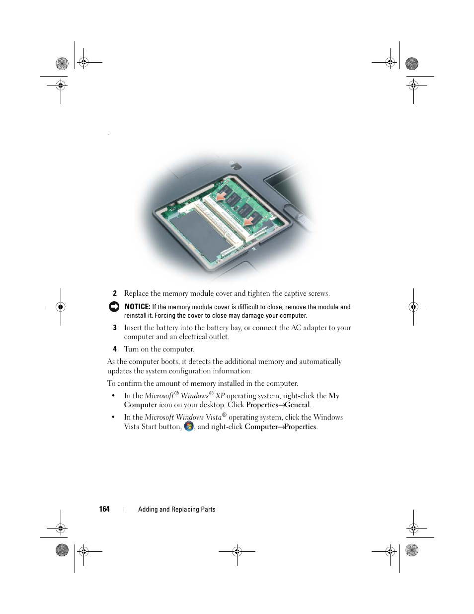 Dell Precision M6300 (Late 2007) User Manual | Page 164 / 268
