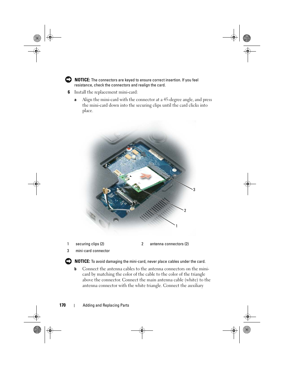Dell Precision M6300 (Late 2007) User Manual | Page 170 / 268