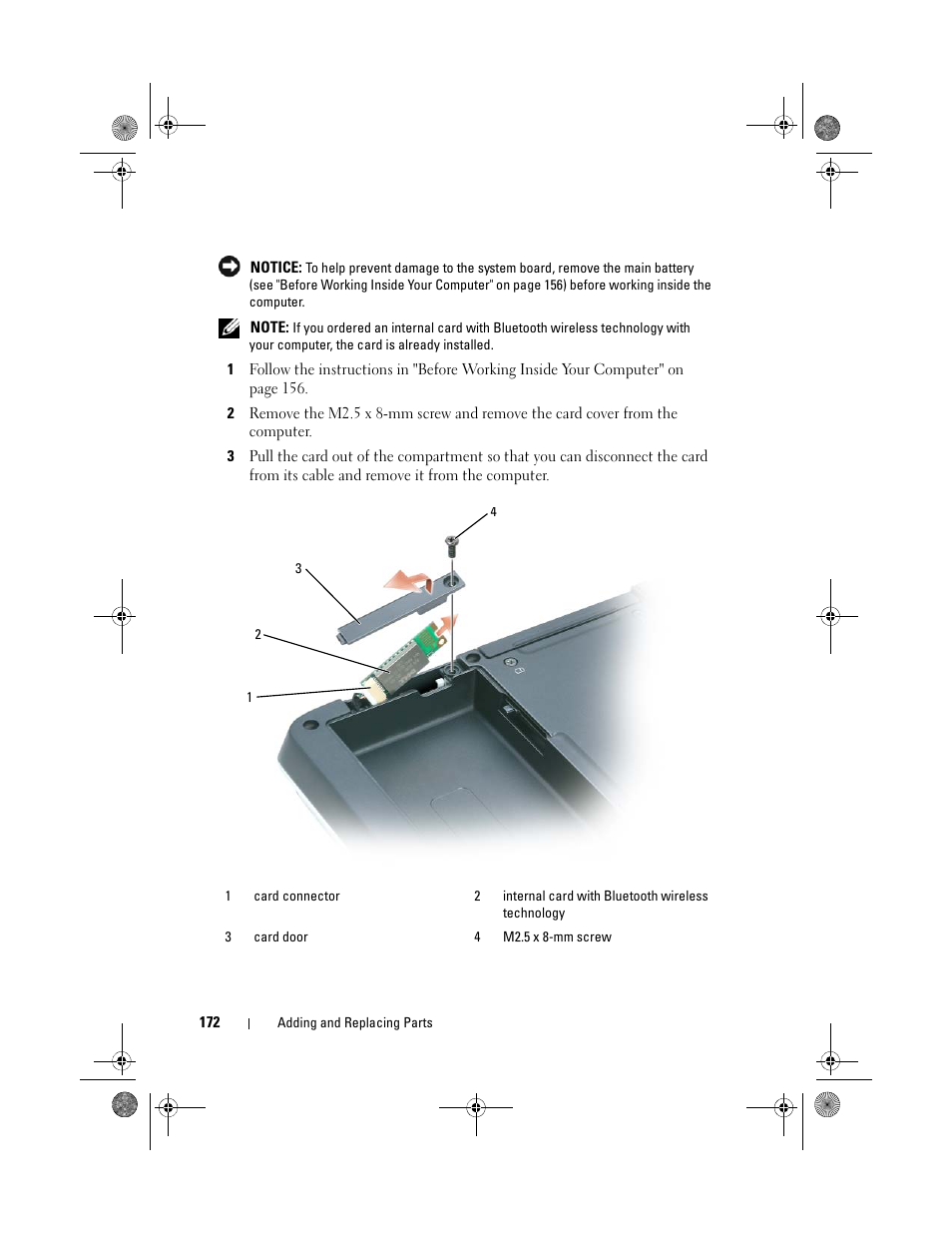 Dell Precision M6300 (Late 2007) User Manual | Page 172 / 268