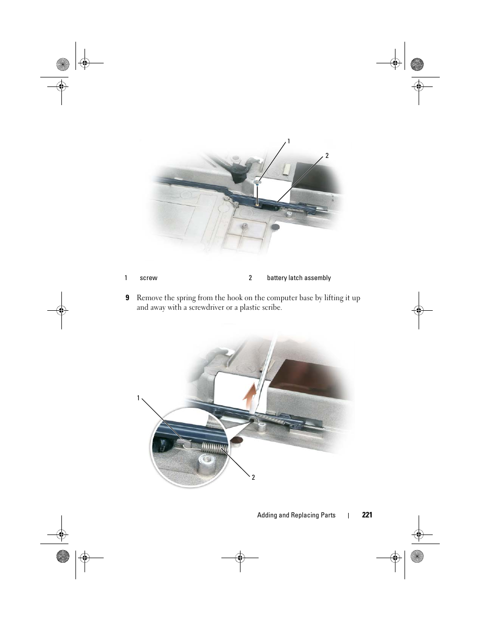 Dell Precision M6300 (Late 2007) User Manual | Page 221 / 268