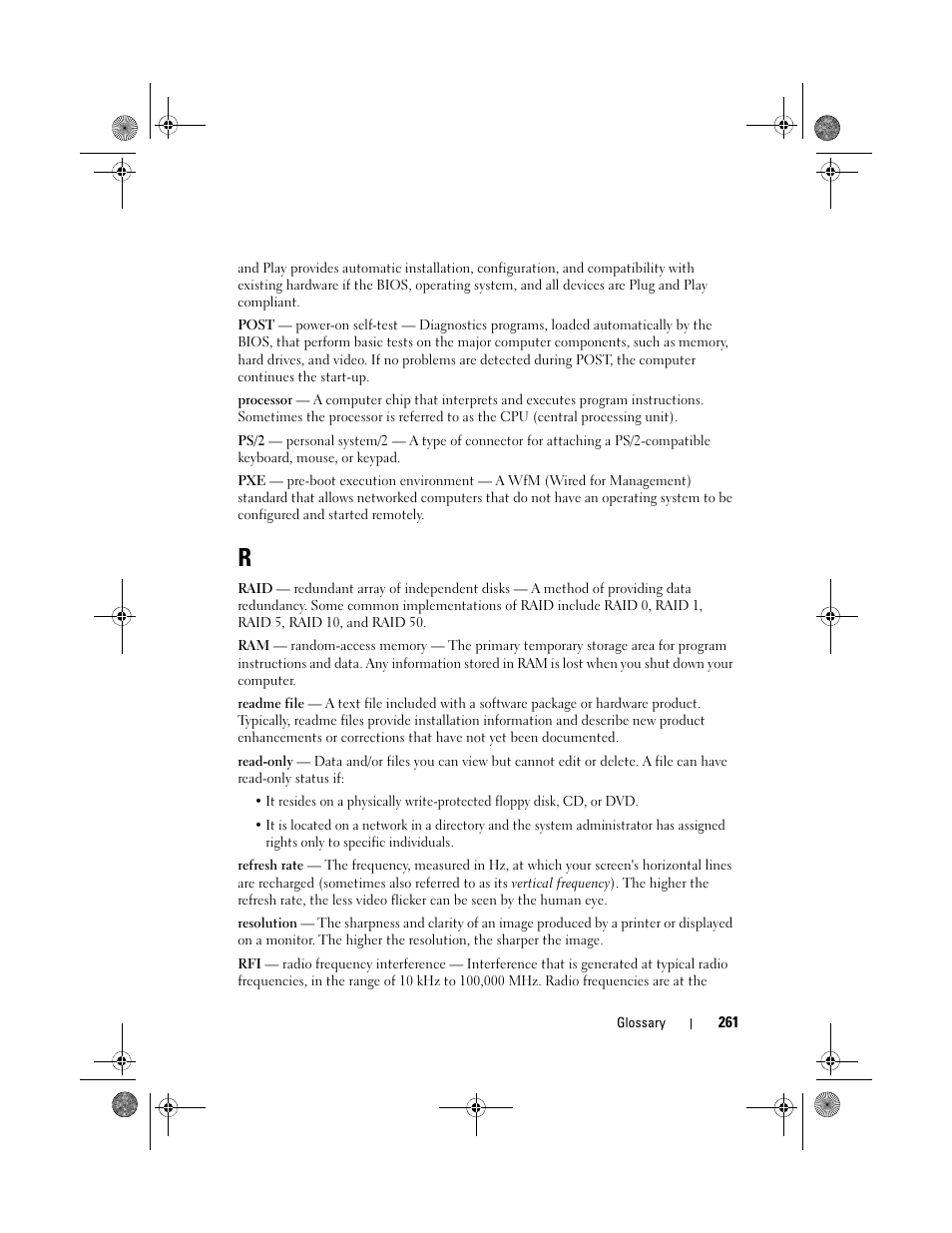 Dell Precision M6300 (Late 2007) User Manual | Page 261 / 268