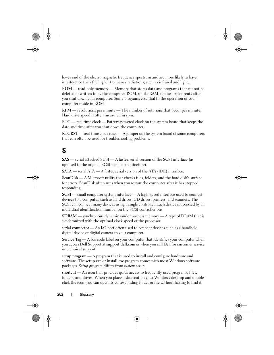 Dell Precision M6300 (Late 2007) User Manual | Page 262 / 268