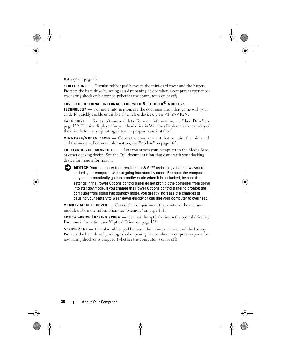 Dell Precision M6300 (Late 2007) User Manual | Page 36 / 268