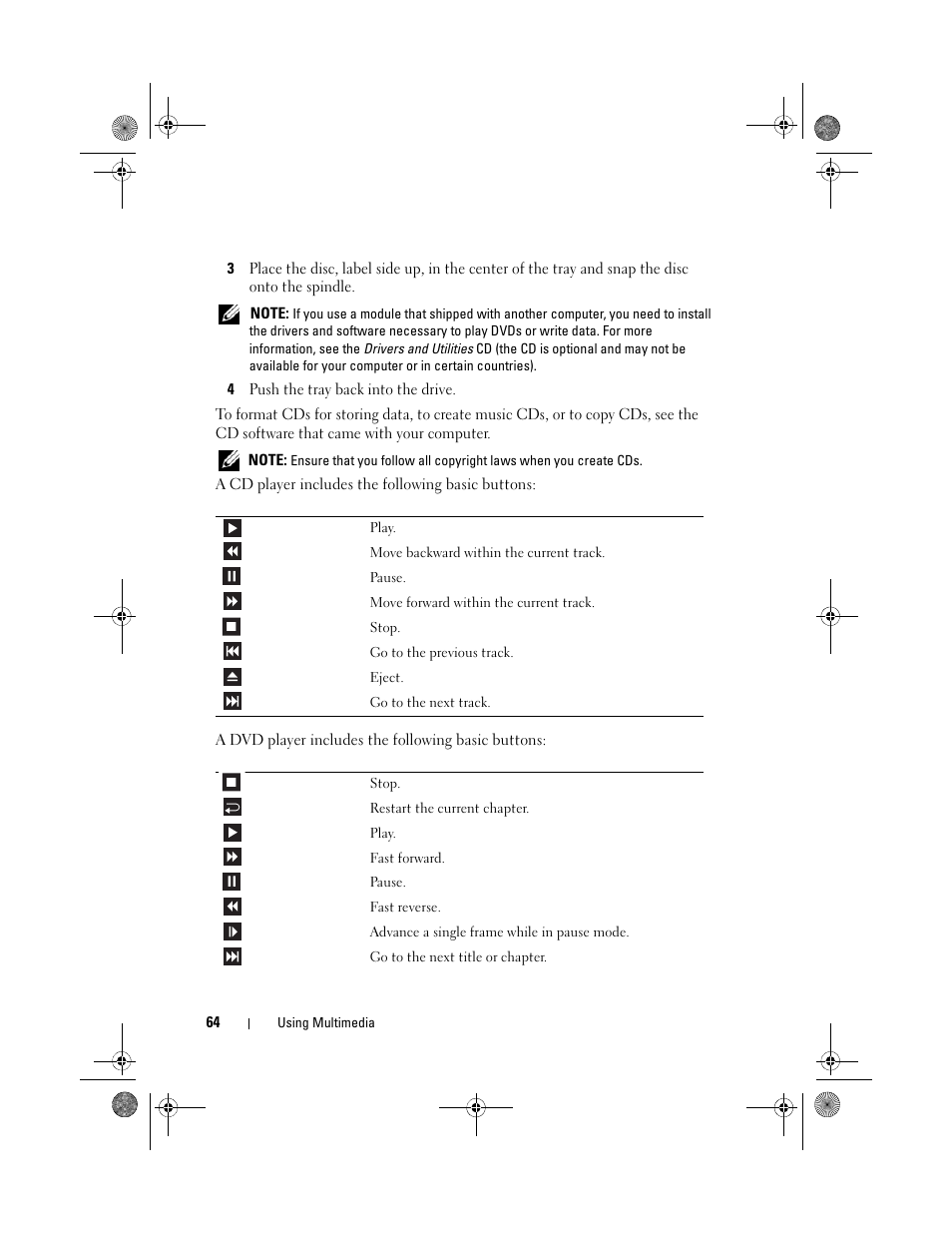 Dell Precision M6300 (Late 2007) User Manual | Page 64 / 268