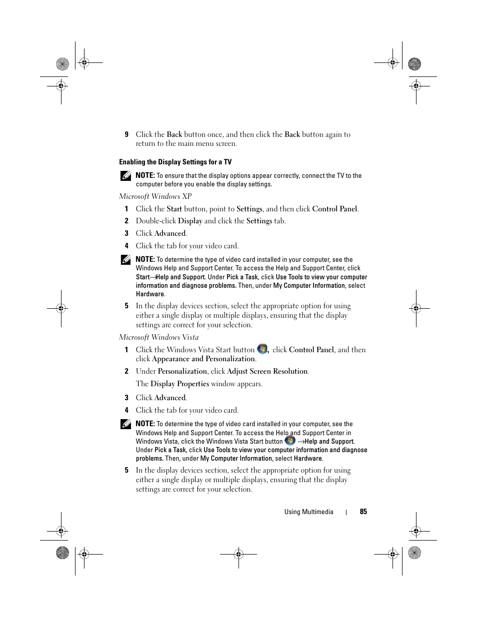 Dell Precision M6300 (Late 2007) User Manual | Page 85 / 268