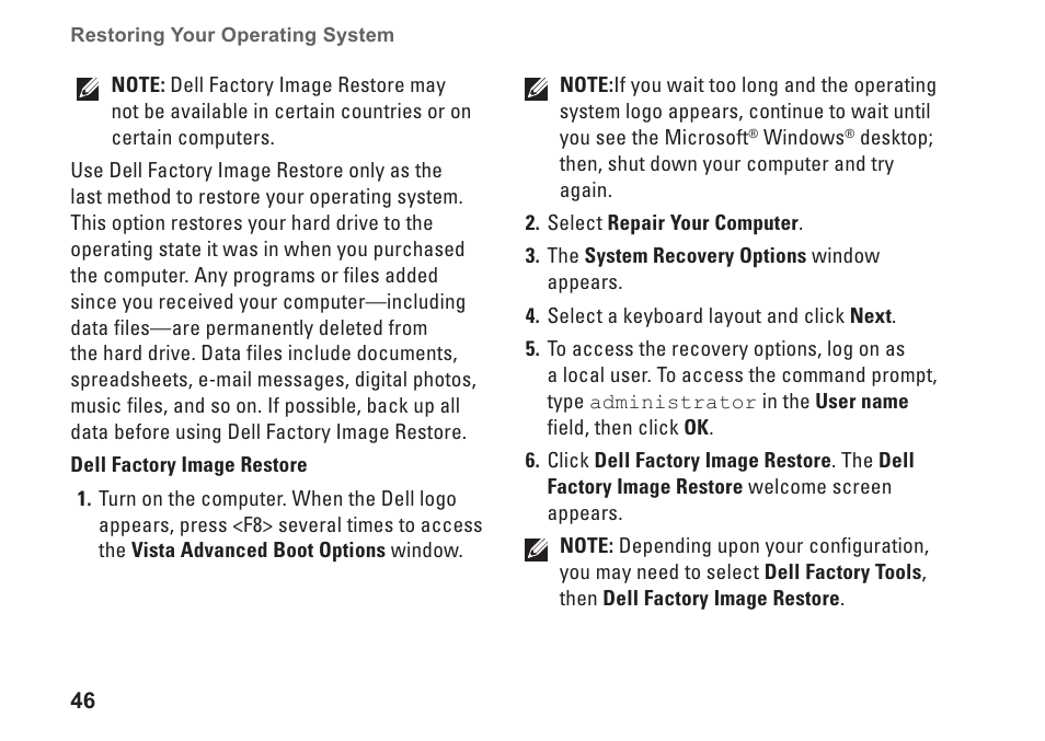 Dell Studio 1440 (Mid 2009) User Manual | Page 48 / 74
