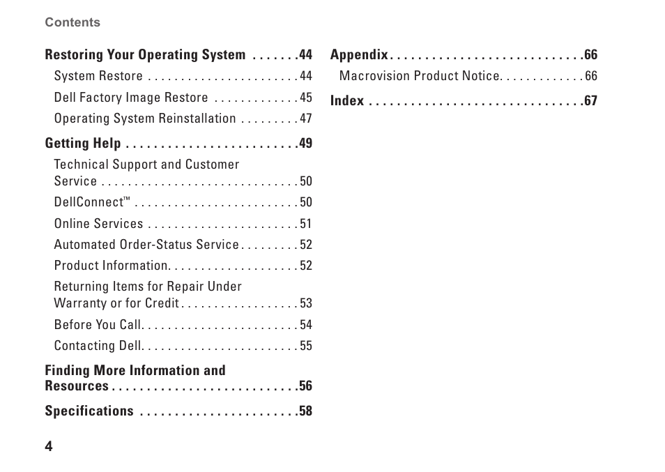 Dell Studio 1440 (Mid 2009) User Manual | Page 6 / 74