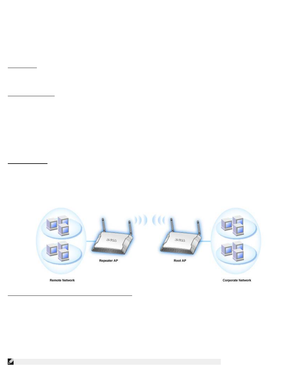 Wireless repeater link | Dell 4350 Network Access Point User Manual | Page 173 / 252