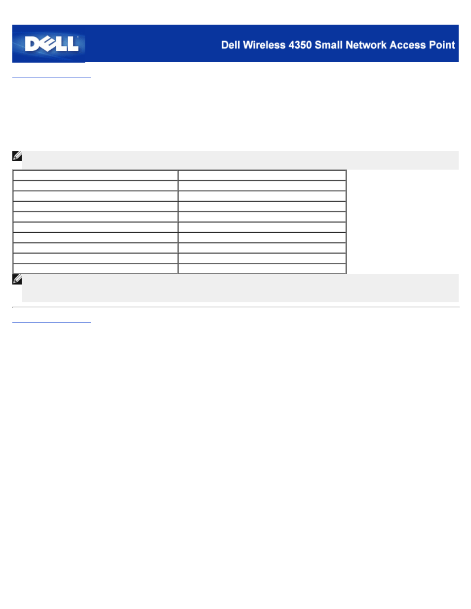 Factory default settings | Dell 4350 Network Access Point User Manual | Page 21 / 252