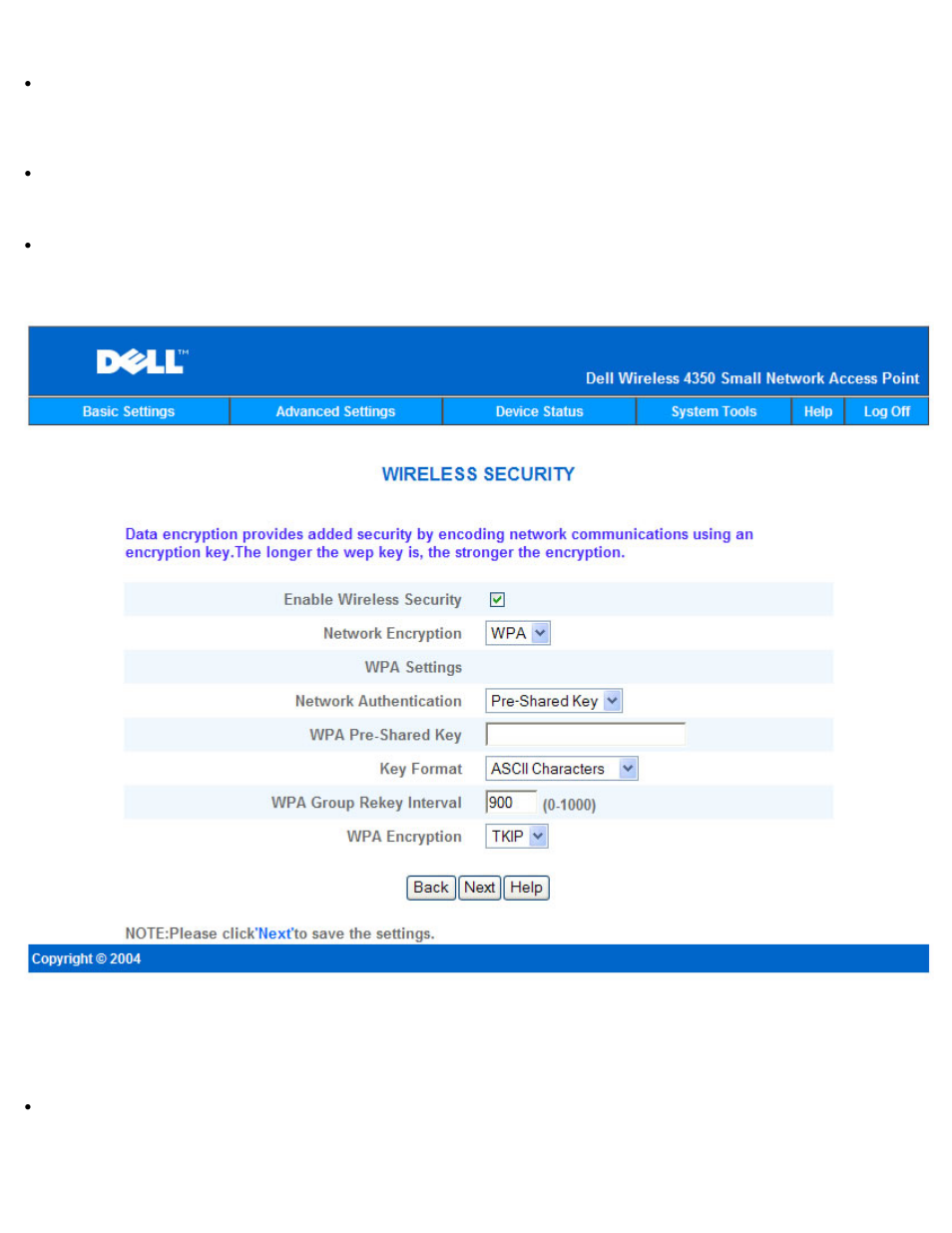 Dell 4350 Network Access Point User Manual | Page 214 / 252